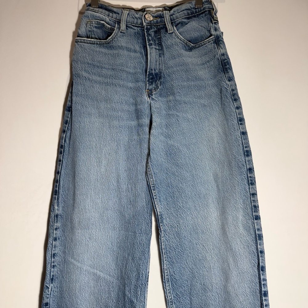 Frame Denim Light Blue Straight Leg Jeans